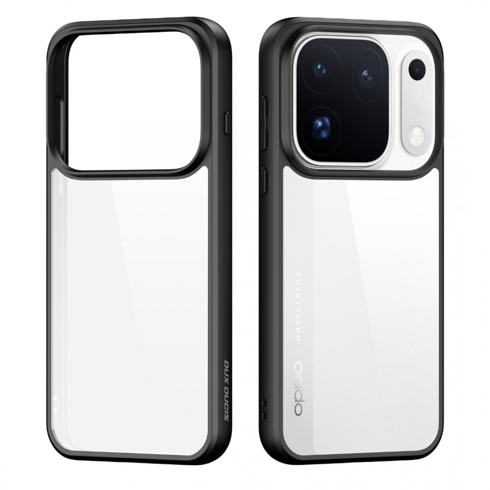 Калъф за Oppo Find X10 Pro Max 5G DUX DUCIS Aimo PC + TPU със SGS Тест за Падане 1,2 m – Черен