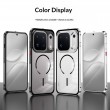 Калъф за Oppo Find X10 Pro Max 5G Магнитен с Алуминиева Рамка и Скрийн Протектор – Черен, Сребрист