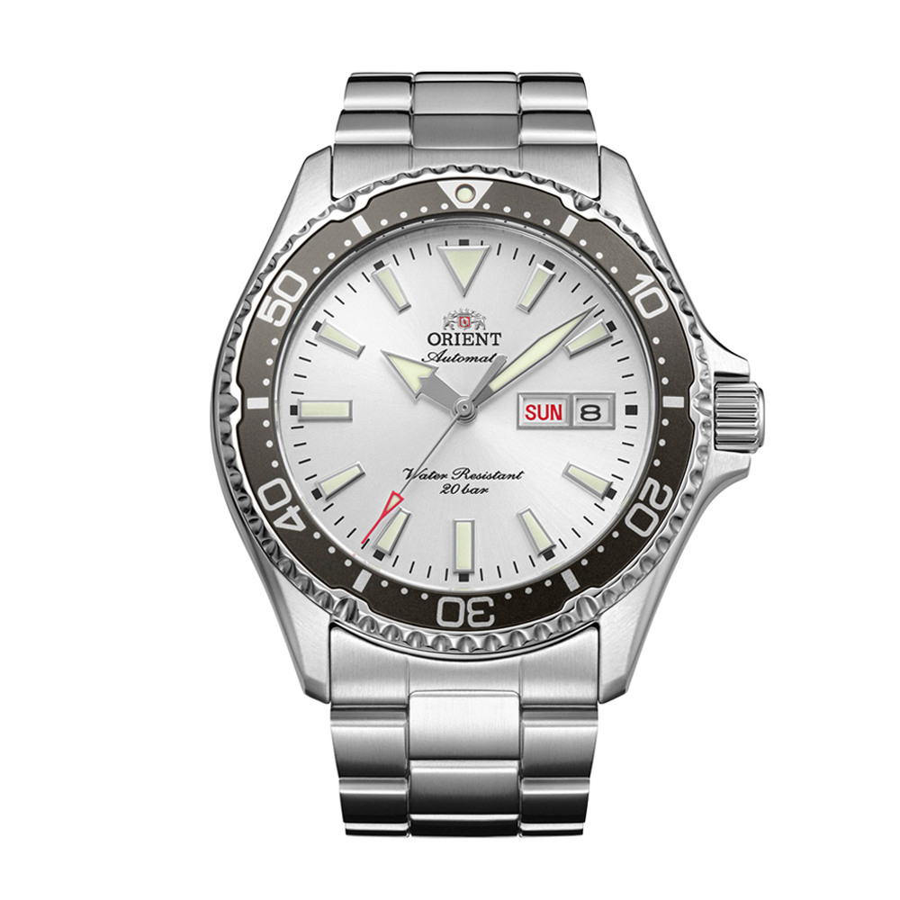 Мъжки Автоматичен Часовник Orient RA-AA0825S Sports със Сив Циферблат, Сапфирено Стъкло и Водоустойчивост 200 м