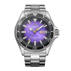 Мъжки Автоматичен Часовник Orient RA-AA0827V Limited Edition Sports с Лилав Циферблат, Сапфирено Стъкло и Водоустойчивост 200 м