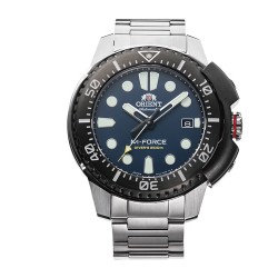 Мъжки Автоматичен Часовник Orient RA-AC0L07L Sports Diver със Зелен Циферблат, Антирефлексно Сапфирено Стъкло и Водоустойчивост 200 м