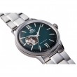 Orient RA-AG0026E Мъжки часовник - Спортно-елегантен, Автоматичен, Зелен циферблат, Отвор, Неръждаема стомана