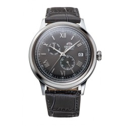 Мъжки Автоматичен Часовник Orient RA-AK0704N със Сив Циферблат и Сива Кожена Каишка