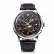 Мъжки Автоматичен Часовник Orient RA-AK0804Y с Кафяв Циферблат и Индикатор Слънце/Луна