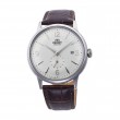 Мъжки Автоматичен Часовник Orient RA-AP0002S с Бял Циферблат и Кафява Кожена Каишка
