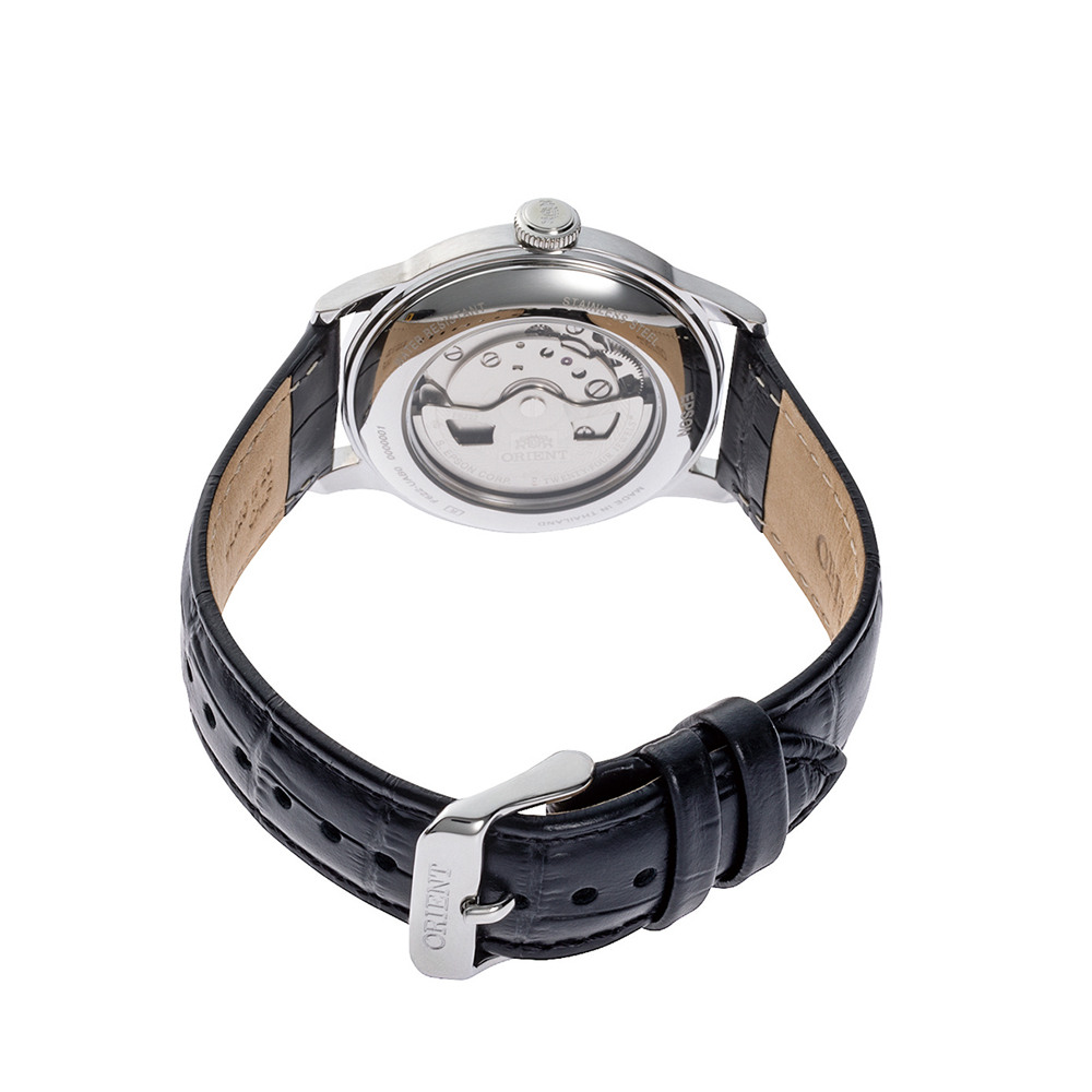 Мъжки Автоматичен Часовник Orient RA-AP0104S със Сив Циферблат и Черна Кожена Каишка