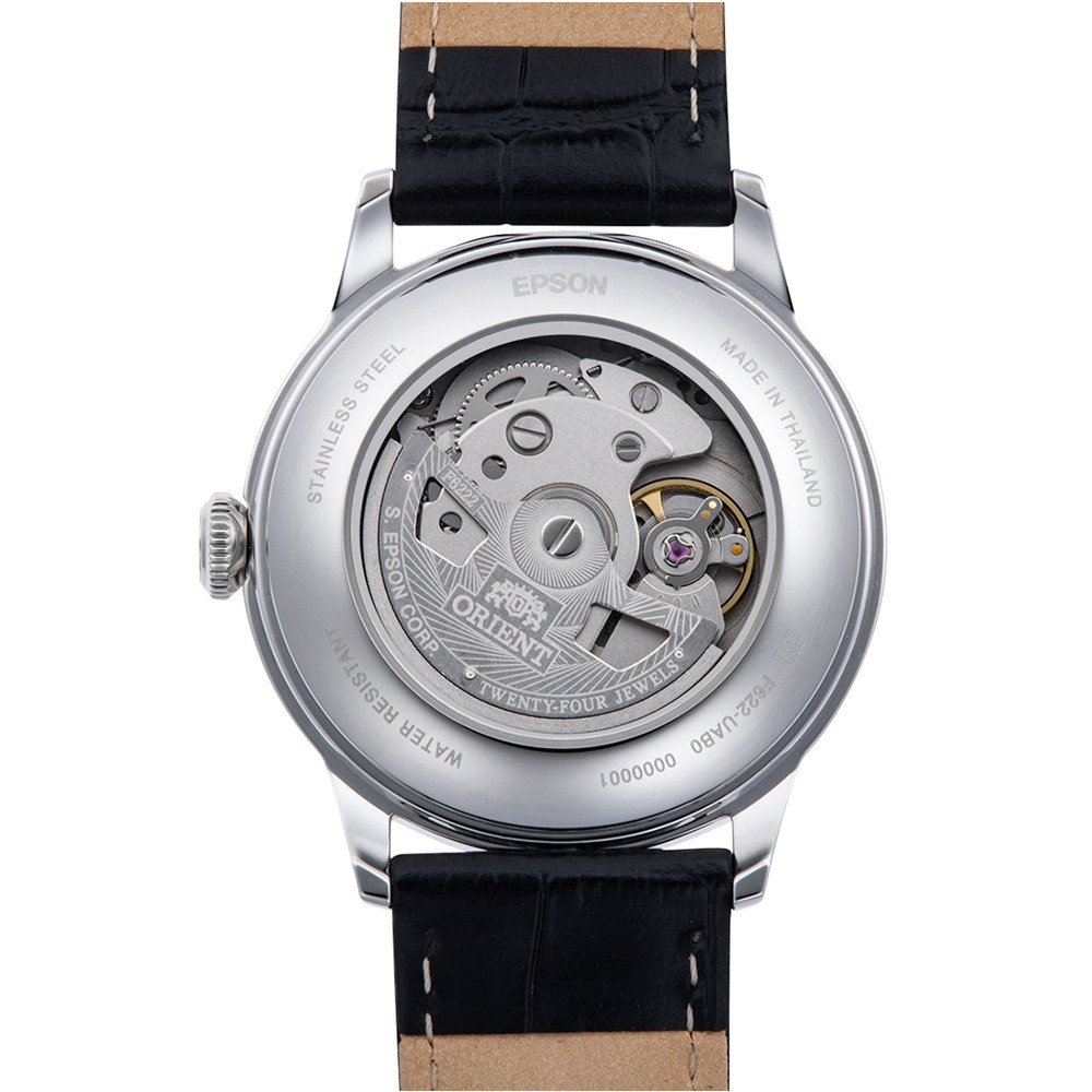 Мъжки Автоматичен Часовник Orient RA-AP0104S със Сив Циферблат и Черна Кожена Каишка