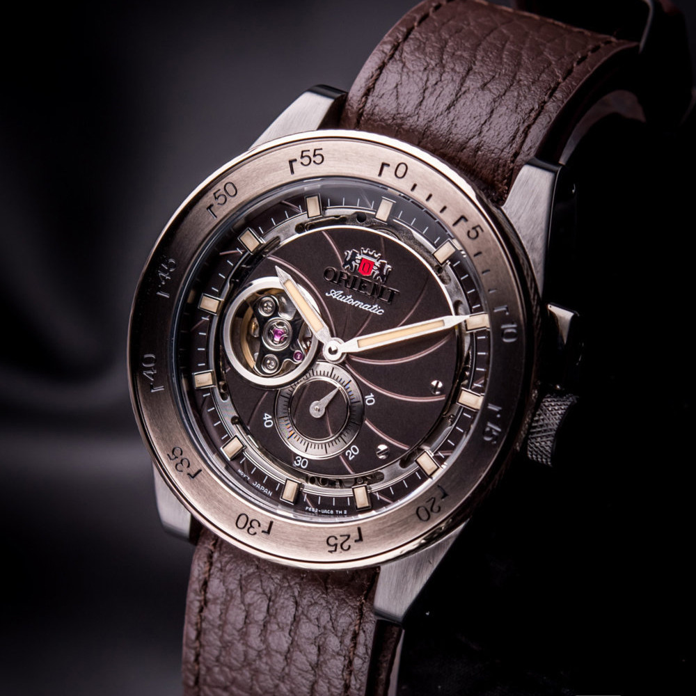 Orient RA-AR0203Y – Мъжки, Автомат, 41mm, Кафяв, Секундарник, 5 ATM - Sports