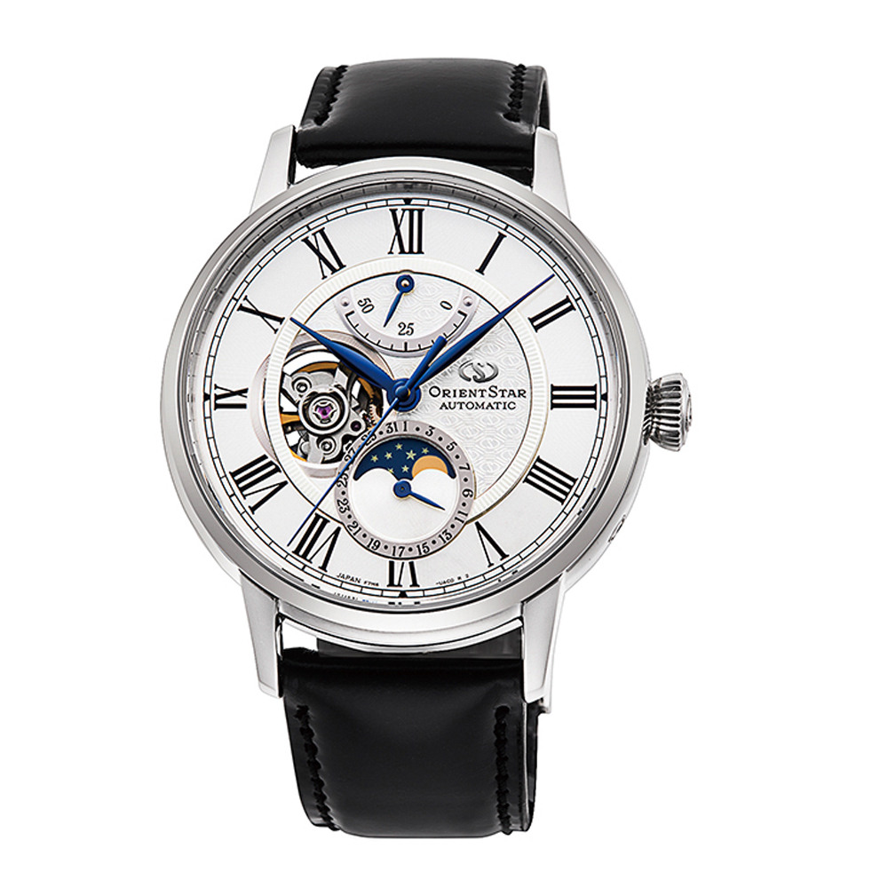 Orient Star RE-AY0106S - Мъжки часовник, Автомат, 41mm, 5 ATM, Бял