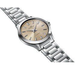 Мъжки Автоматичен Часовник Orient Star RE-BQ0001G Contemporary със Златист Циферблат, Сапфирено Стъкло и Прозрачен Гръб