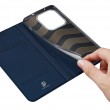 DUX DUCIS Кожен калъф за  OnePlus 15 5G- Държач за Карти и Стойка, вкл. Протектор (Черен, Син)