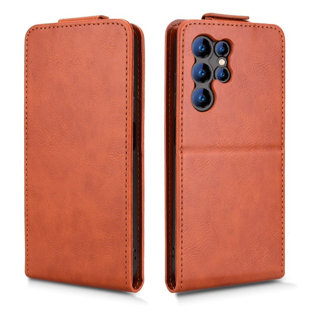 Кожен флип калъф за Oukitel C1 Pro / C1 Стенд и Холдер за Карти, вкл. Протектор, 4 Цвята