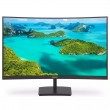 Монитор Philips 241E1SCA/00, 23.6" Curved VA, Full HD, 75Hz, 4ms, FreeSync, вградени говорители, черен