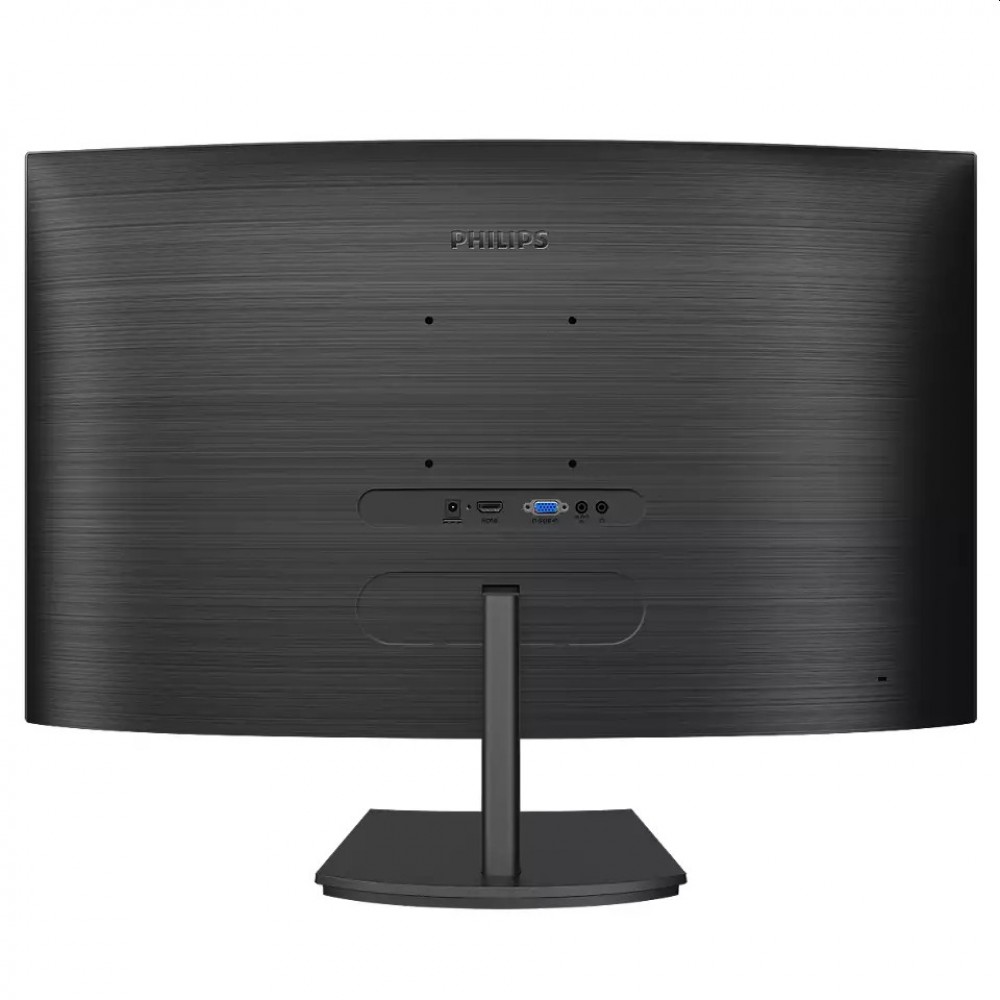 Монитор Philips 241E1SCA/00, 23.6" Curved VA, Full HD, 75Hz, 4ms, FreeSync, вградени говорители, черен