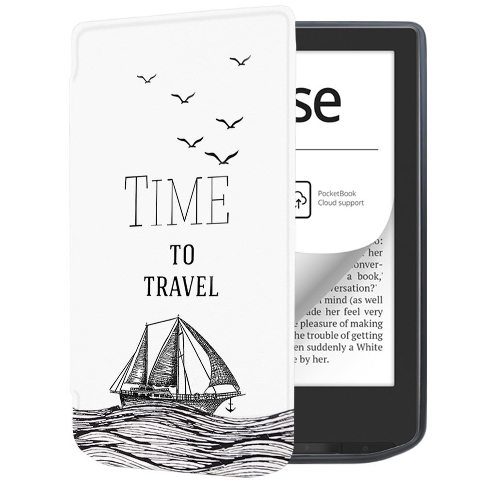 Калъф за PocketBook Verse Pro от PU Кожа с Трифолд Поставка – 7 дизайна