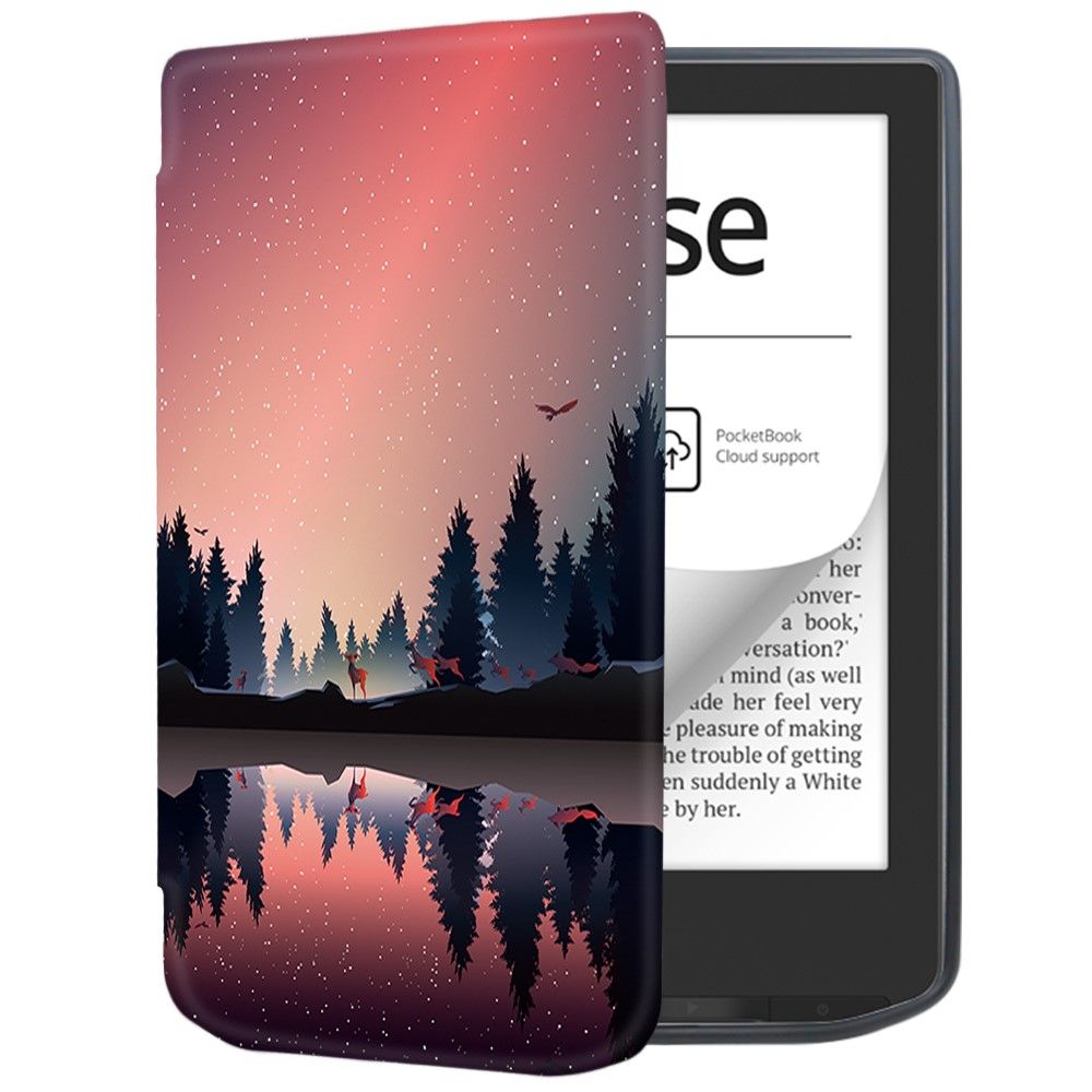 Калъф за PocketBook Verse Pro от PU Кожа с Трифолд Поставка – 7 дизайна