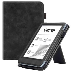 Кожен Калъф за PocketBook Verse PB629 / Verse Pro PB634 / Verse Lite PB619 с Регулируема Поставка, Държач за Стилус и Auto Wake/Sleep – 3 цвята