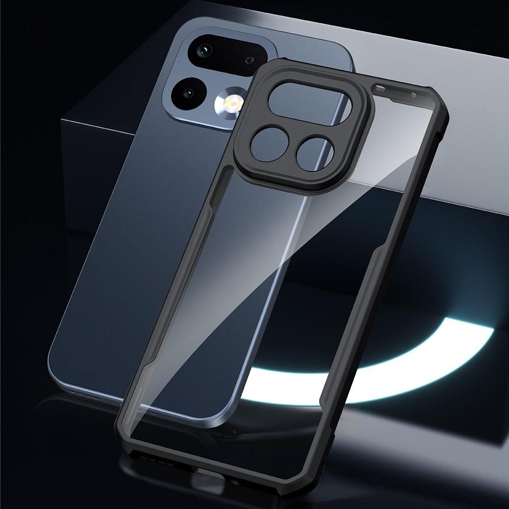 XUNDD Прозрачен Калъф за Realme 16 Pro 5G - TPU+Акрил, Airbag, 0.8mm защита, Черен