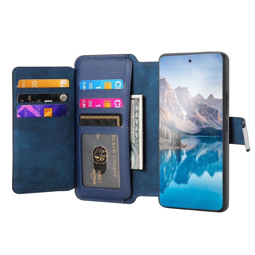 Калъф за Realme 16 Pro+ 5G CASENEO MW-02 Магнитен Портфейл от PU Кожа с Отделящ се Калъф, RFID Защита и Скрийн Протектор – 6 цвята