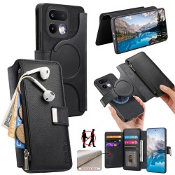 Калъф за Realme 16 Pro+ 5G CASENEO MW-02 Магнитен Портфейл от PU Кожа с Отделящ се Калъф, RFID Защита и Скрийн Протектор – 6 цвята