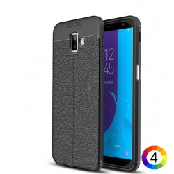 Samsung Galaxy J6+ / J6 Plus  Удароустойчив Litchi Skin Калъф и Протектор