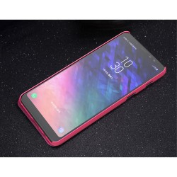 Samsung Galaxy A8 Plus (2018) Nillkin Кожен Калъф и Протектор