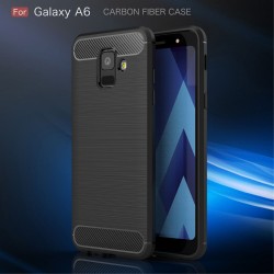 Samsung Galaxy A6 (2018) Удароустойчив Carbon Fiber Калъф и Протектор