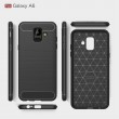 Samsung Galaxy A6 (2018) Удароустойчив Carbon Fiber Калъф и Протектор
