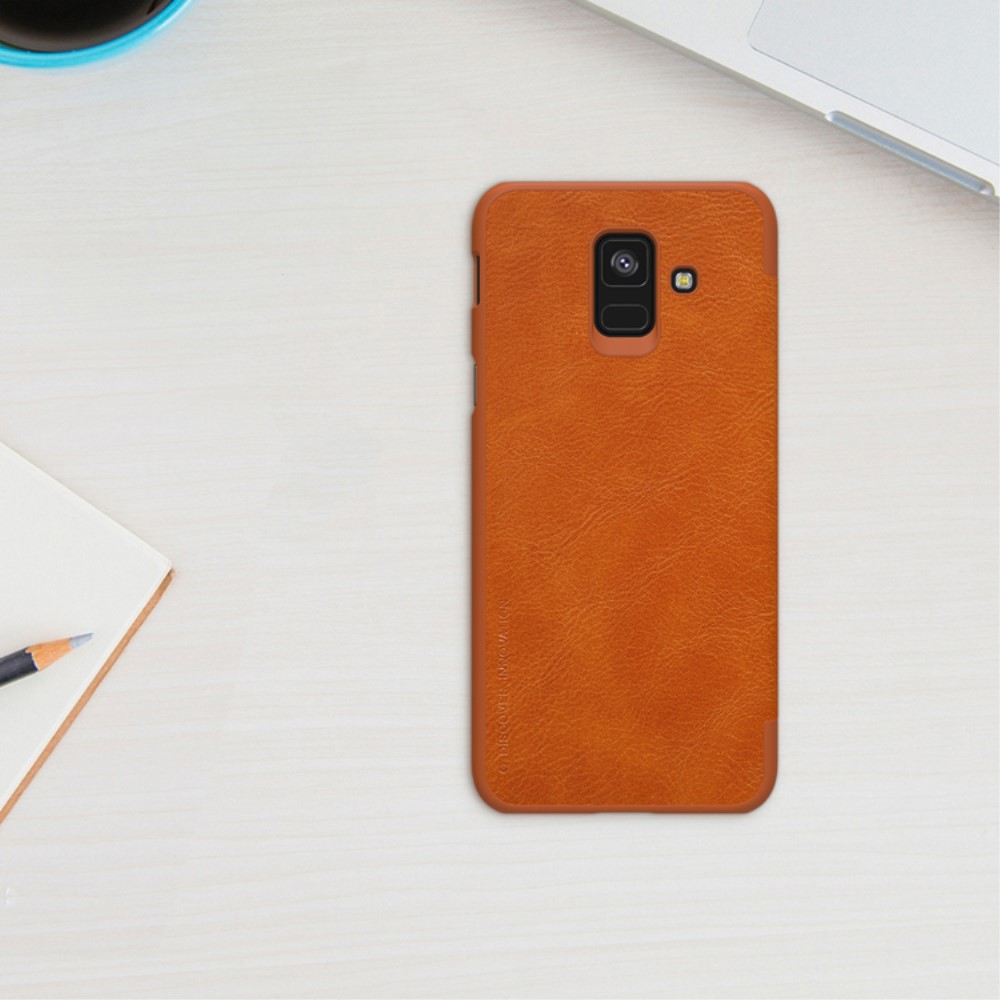 Samsung Galaxy A6 (2018) Nillkin Кожен Калъф и Протектор