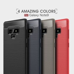 Samsung Galaxy Note9 / Note 9 Удароустойчив Carbon Fiber Калъф и Протектор