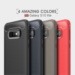 Samsung Galaxy S10e Carbon Fiber Калъф и Протектор