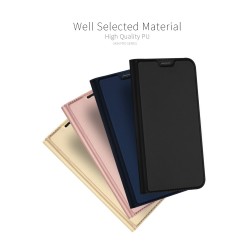Samsung Galaxy M20 DUX DUCIS Кожен Калъф и Протектор