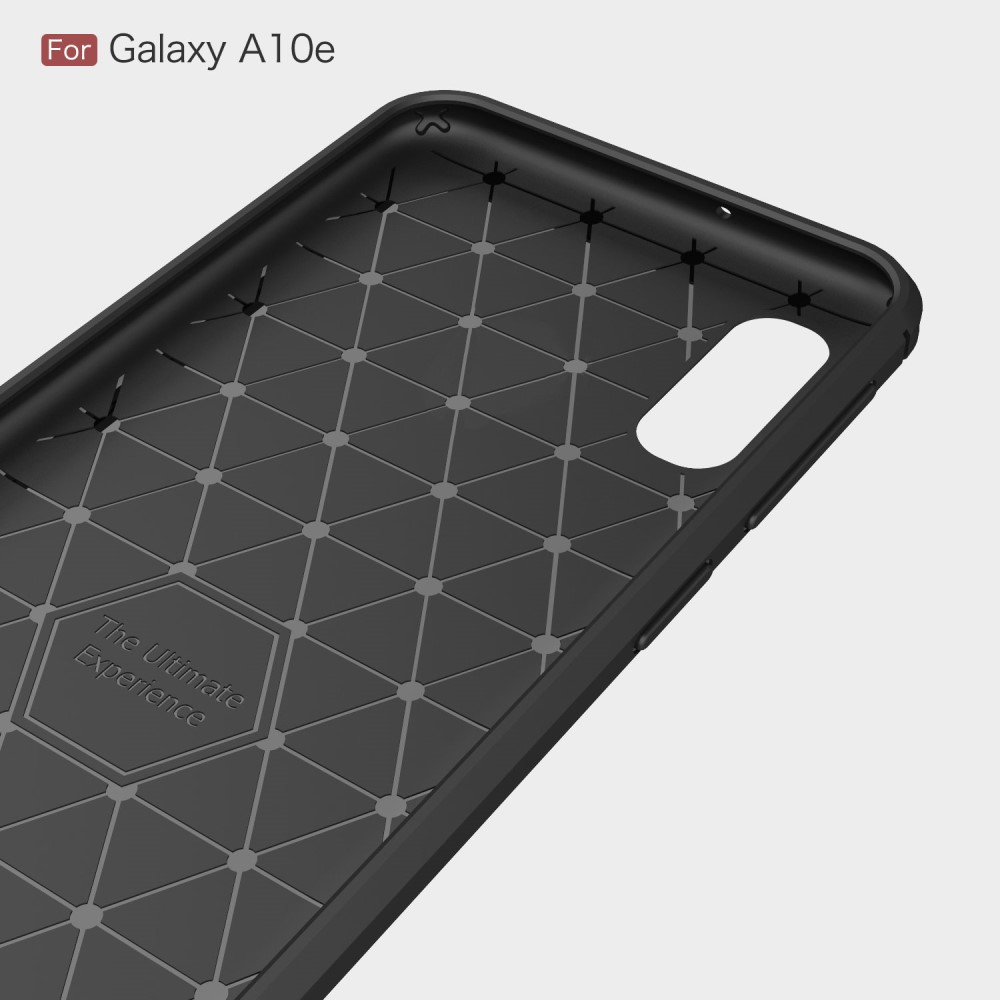 Samsung Galaxy A10e  Удароустойчив Carbon Fiber Калъф и Протектор
