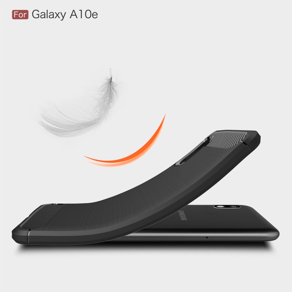 Samsung Galaxy A10e  Удароустойчив Carbon Fiber Калъф и Протектор
