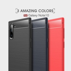 Samsung Galaxy Note 10/ Note10 Удароустойчив  Carbon Fiber Калъф и Протектор
