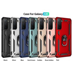 Samsung Galaxy S21 Удароустойчив Ring Holder Калъф и Протектор