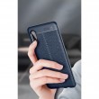 Samsung Galaxy A02 Удароустойчив Litchi Skin Калъф и Протектор