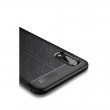 Samsung Galaxy A02 Удароустойчив Litchi Skin Калъф и Протектор