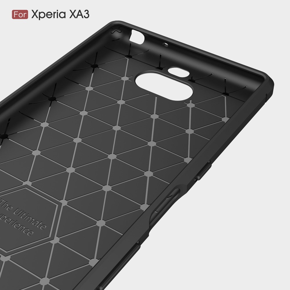 Sony Xperia 10 Carbon Fiber Калъф и Протектор
