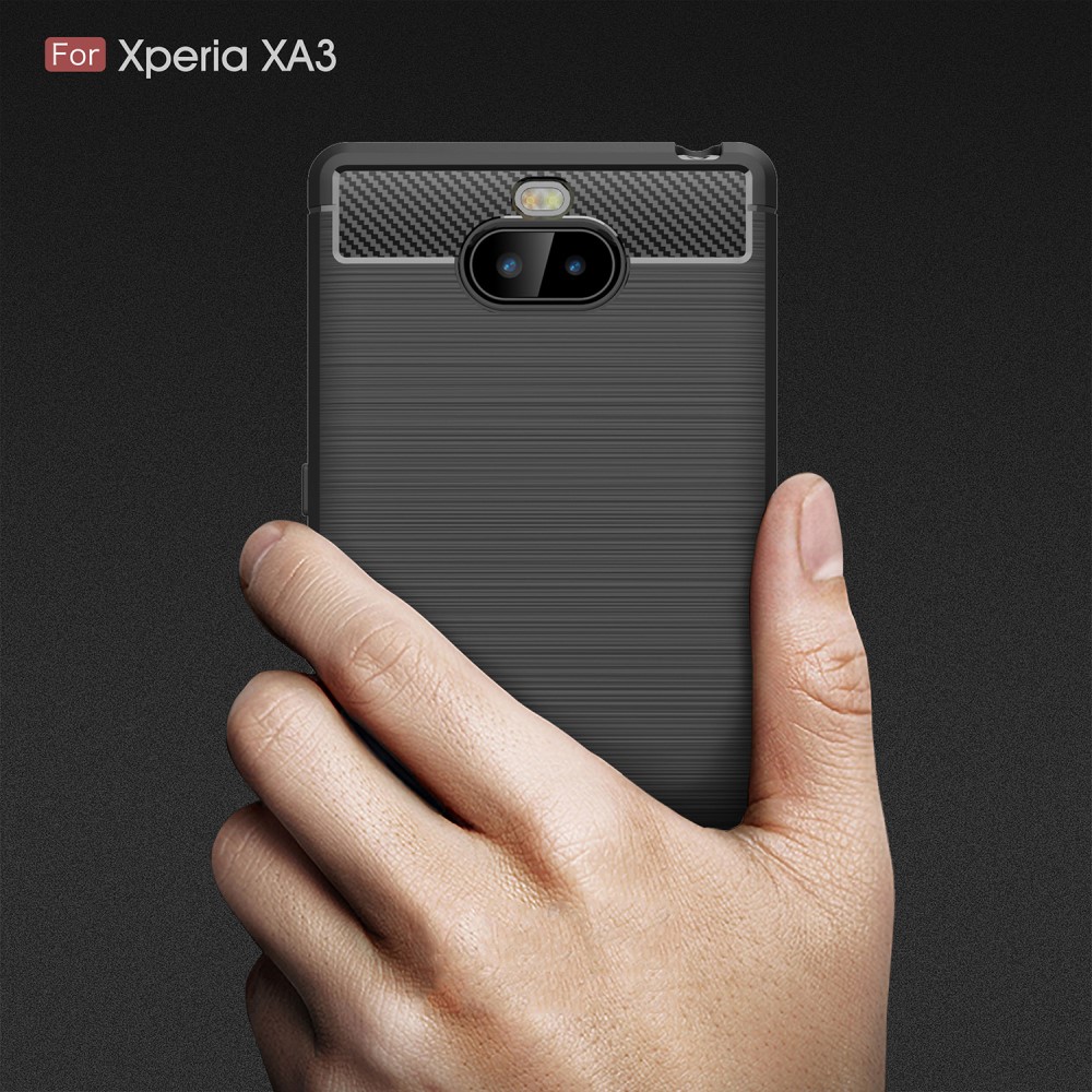 Sony Xperia 10 Carbon Fiber Калъф и Протектор