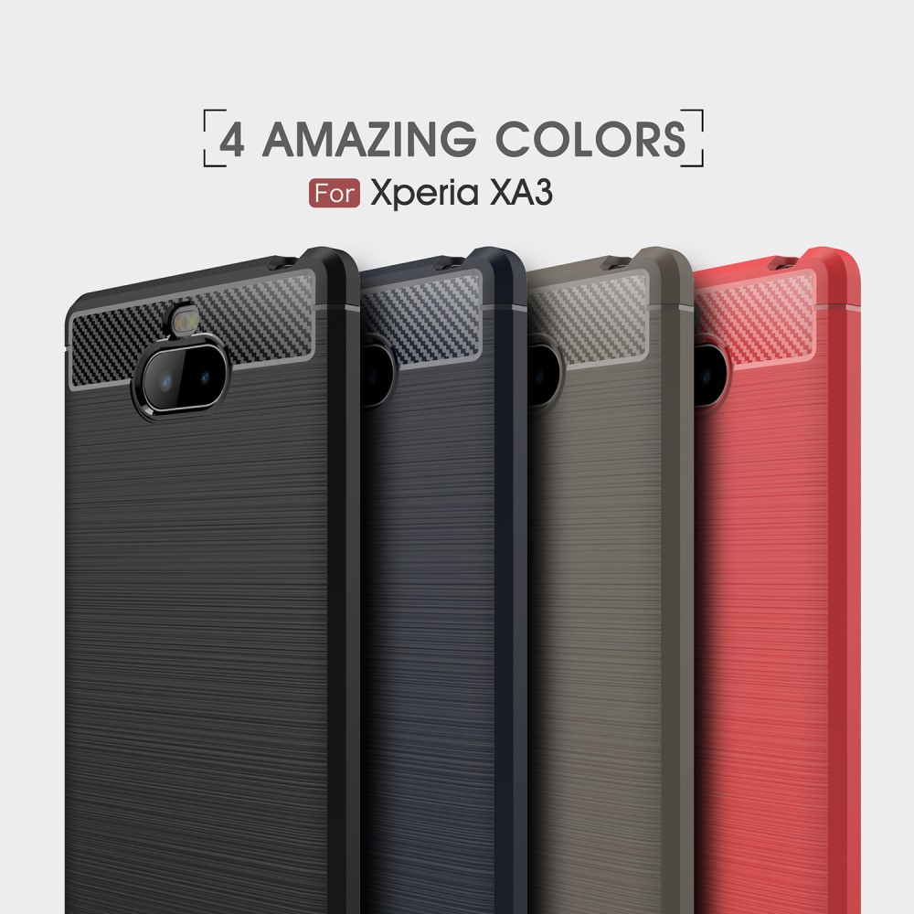Sony Xperia 10 Carbon Fiber Калъф и Протектор