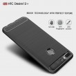 HTC Desire 12+/12 Plus Удароустойчив Carbon Fiber Калъф и Протектор