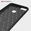 HTC Desire 12+/12 Plus Удароустойчив Carbon Fiber Калъф и Протектор