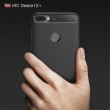 HTC Desire 12+/12 Plus Удароустойчив Carbon Fiber Калъф и Протектор