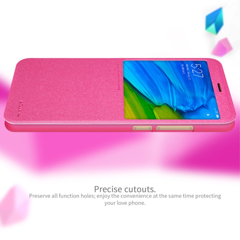 Xiaomi Redmi Note 5 Pro   Nillkin Кожен Калъф и Протектор