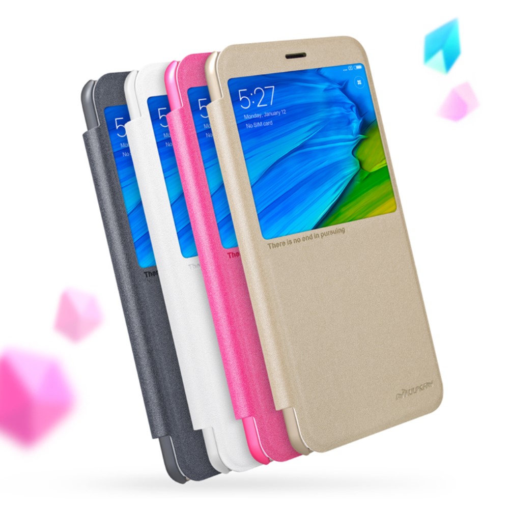 Xiaomi Redmi Note 5 Pro   Nillkin Кожен Калъф и Протектор