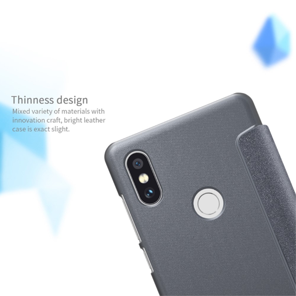 Xiaomi Mi Mix 2s Nillkin Кожен Калъф и Протектор