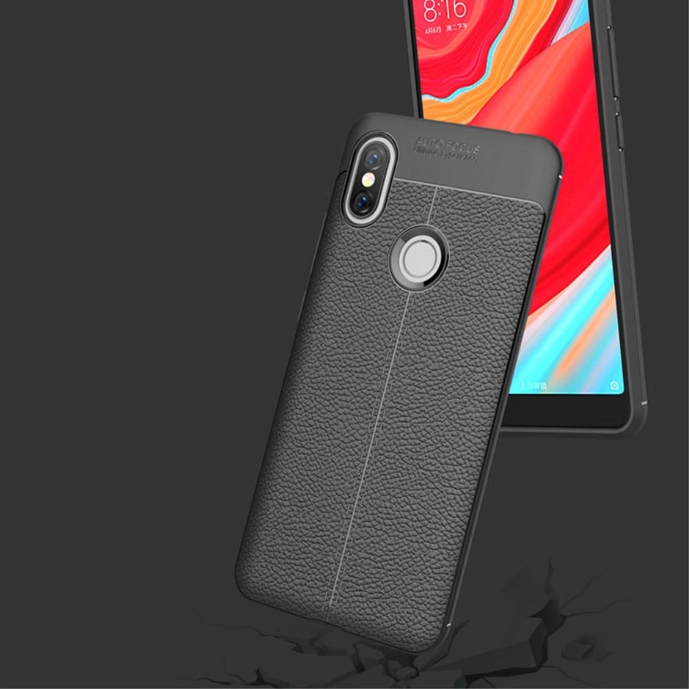 Xiaomi Redmi S2 / Y2  Удароустойчив Litchi Skin Калъф и Протектор