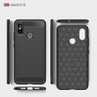Xiaomi Mi 8 (6.21-inch) Удароустойчив Carbon Fiber Калъф и Протектор