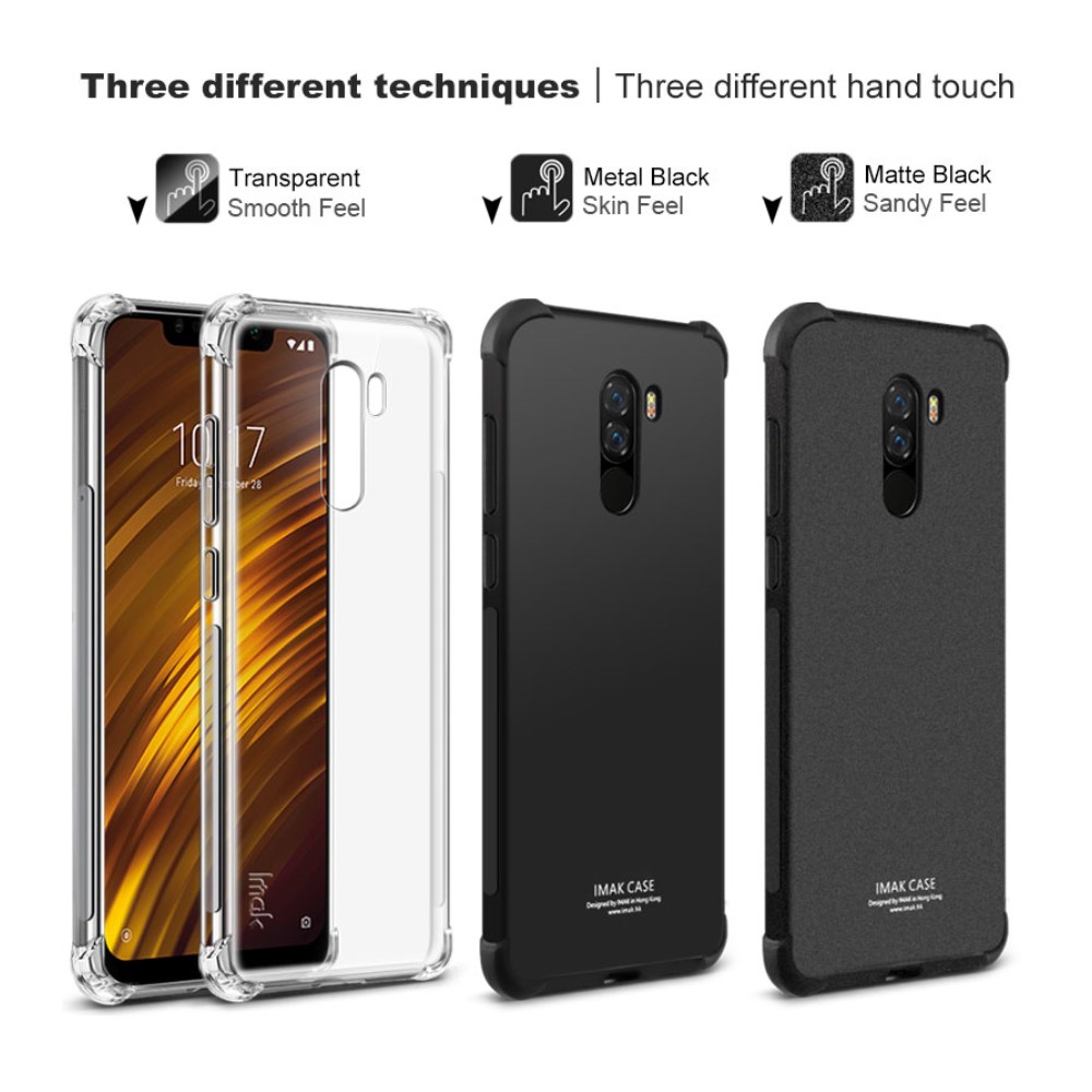 Xiaomi Pocophone F1 / Poco F1 IMAK Силиконов Калъф и Протектор